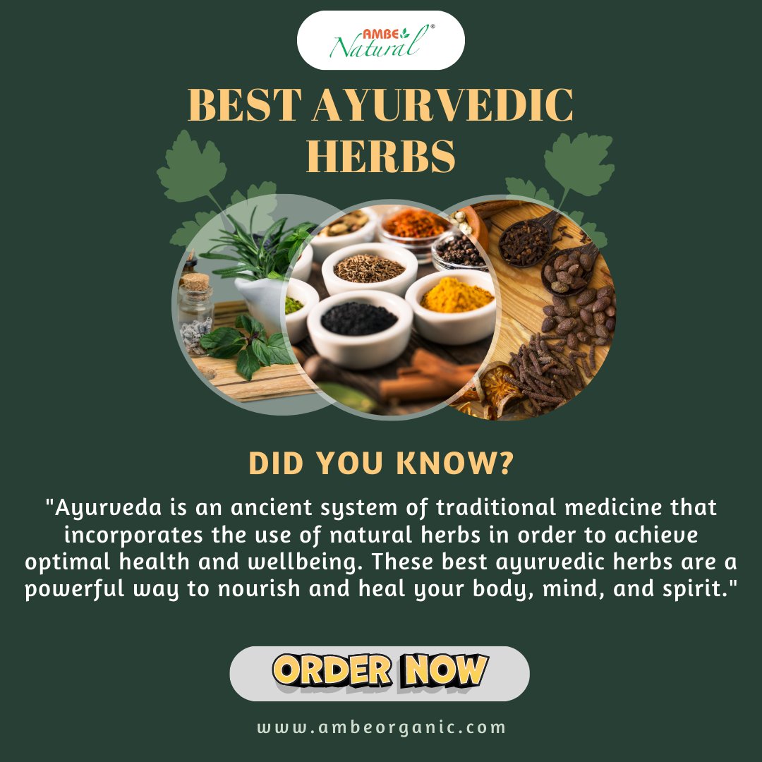 Found the best Ayurvedic herbs around?  
Website: ambeorganic.com

 #holisticwellness #health #healthcare #healthtips #ayurvedaeveryday #ayuvedalife #ambeorganic #ambenatural #ayuvedaherbs #ayuveda #ayuvedic #ayuverda #ayuverdic #ayuverdalife #ayuvedicmedicine #ayuveda