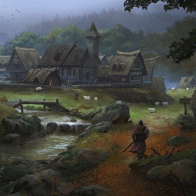 A village on the frontier would have seemed a mystical place. 
Monsters fill a spot somewhere between the observable enemies (like raiders) and the primal power of the unknown.

Medieval Fantasy assumes the campfire monsters are all real. https://t.co/TXE5jE6woM