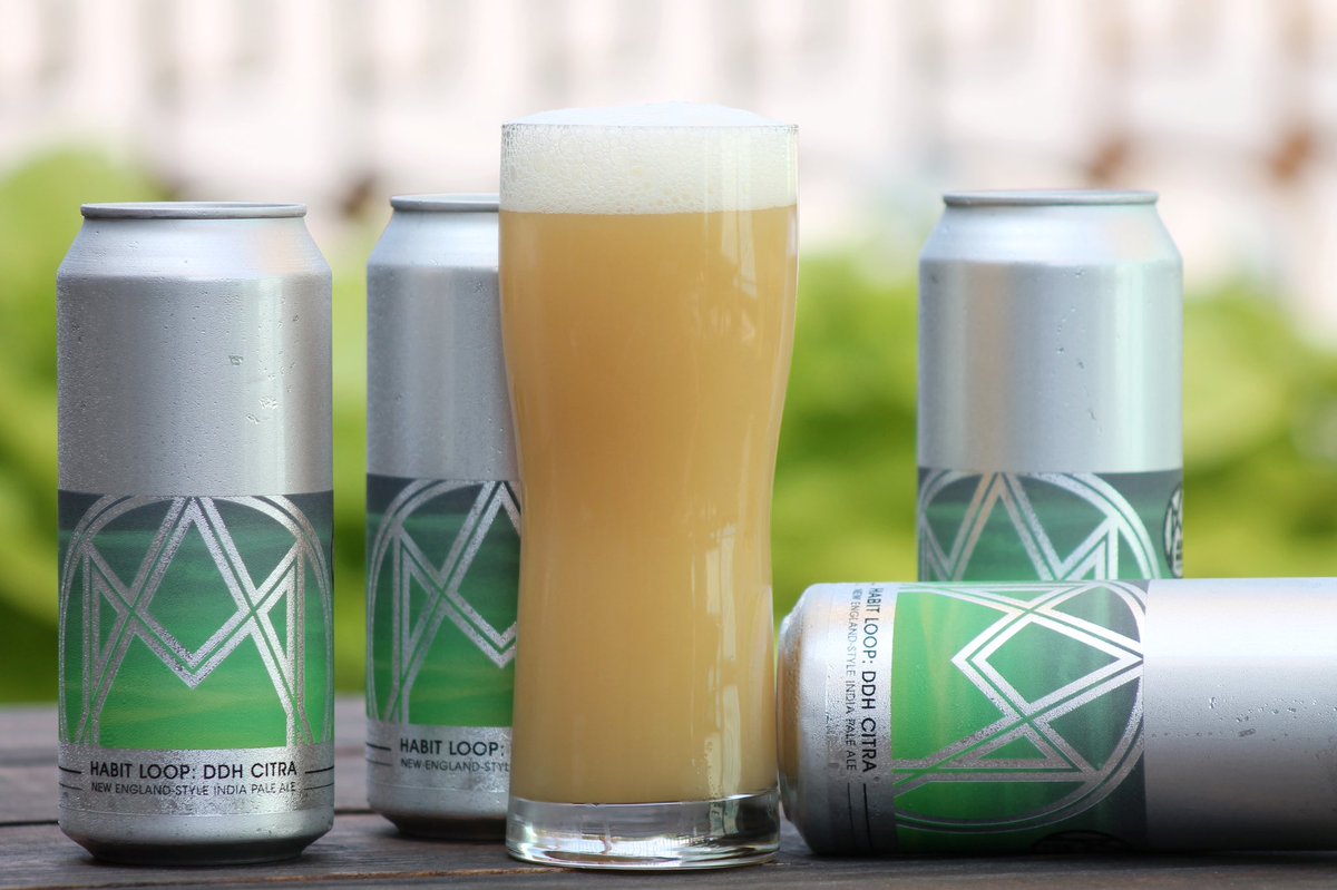 New one this week: 

HABIT LOOP: DDH CITRA // NE-style IPA
Old reliable is here for summertime enjoyment. A double layer of Citra alongside Mosaic and Simcoe for a beer that screams citrus, pineapple-peach punch, and mango creamsicle.