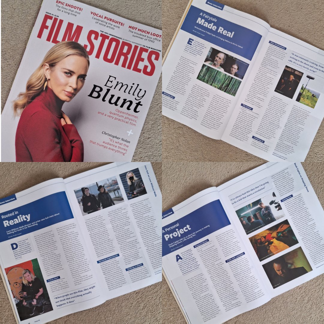 FredaTalkingPix's tweet photo. My latest interviews for @filmstories. Not Emily Blunt, but @GullJane, @FridtjofRyder and #NoahCaplan, all about some great British films. https://t.co/v9WoDfxmZe
