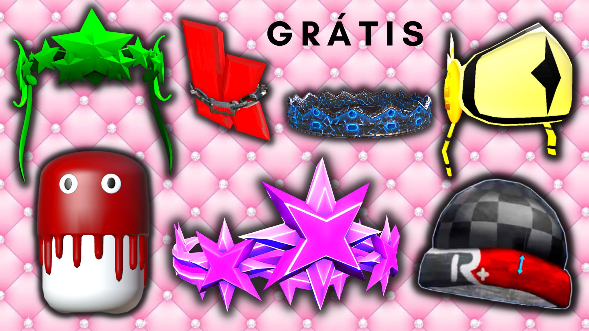 jessizada on X: 👾 COMO GANHAR +7 ITENS GRÁTIS LIMITEDS NO ROBLOX 👾  🎀Link:  🎀Discord:  #roblox  #robloxugc #robloxugcgratis #robloxugcfree #robloxfreelimited   / X