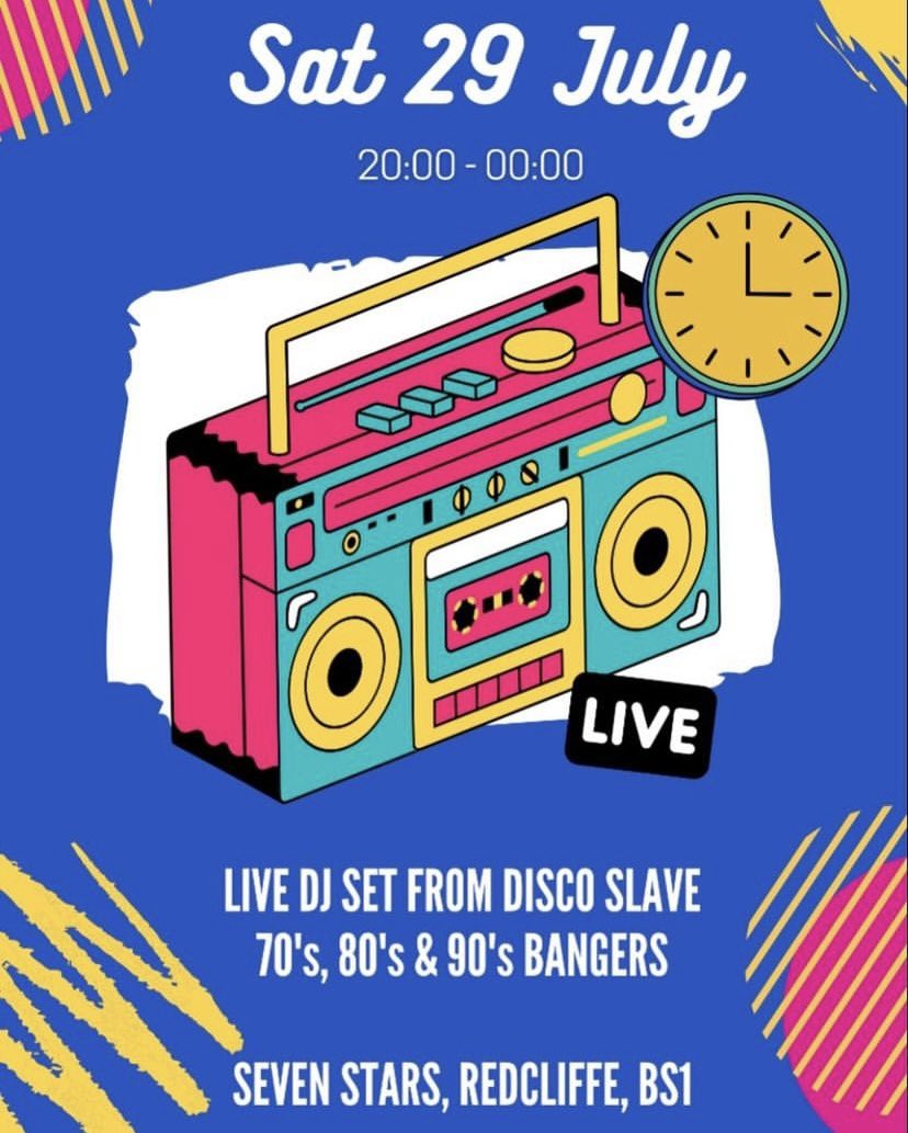 As an extra treat for you, we have a DJ night on Saturday 29 July. Join us from 8pm for your favourites from the 70s, 80s and 90s! 🎧