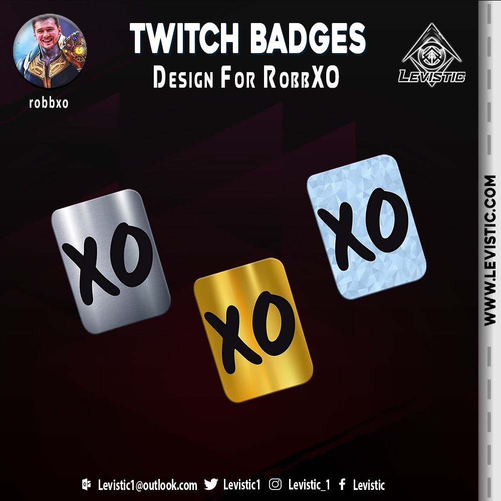 RobbXO_'s tweet photo. Shoutout To @Levistic1 For Making These Fire Sub Badges🔥 https://t.co/1EH6KFmKDN