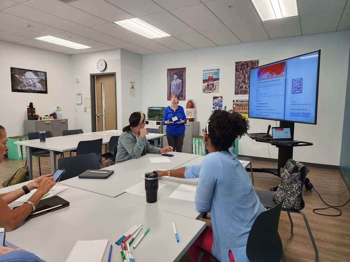 RealJenLehe's tweet image. Feeling 🔥ed up by these incredible educators exploring art museum partnering possibilities for #authenticlearning @partnershipsall #SummerInstitute2023