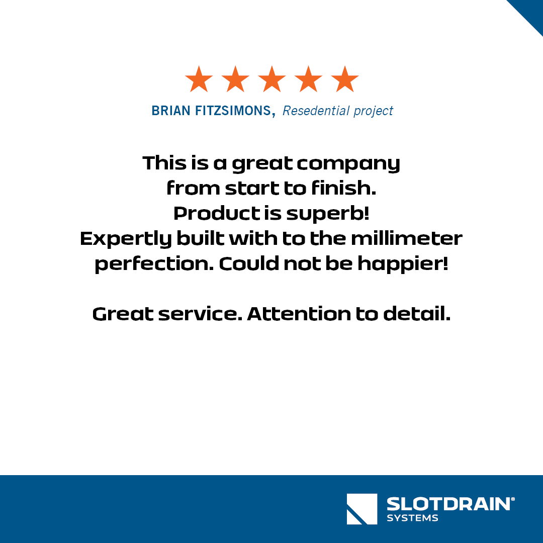 slotdrain's tweet photo. Don't let water woes ruin your garage! 💦🏠 Experience the same satisfaction and convenience that Brian did. Upgrade your residential garage and say goodbye to water-related headaches for good! #SlotDrainSystems #GarageUpgrade #Testimonials https://t.co/LTF6iMvFdD