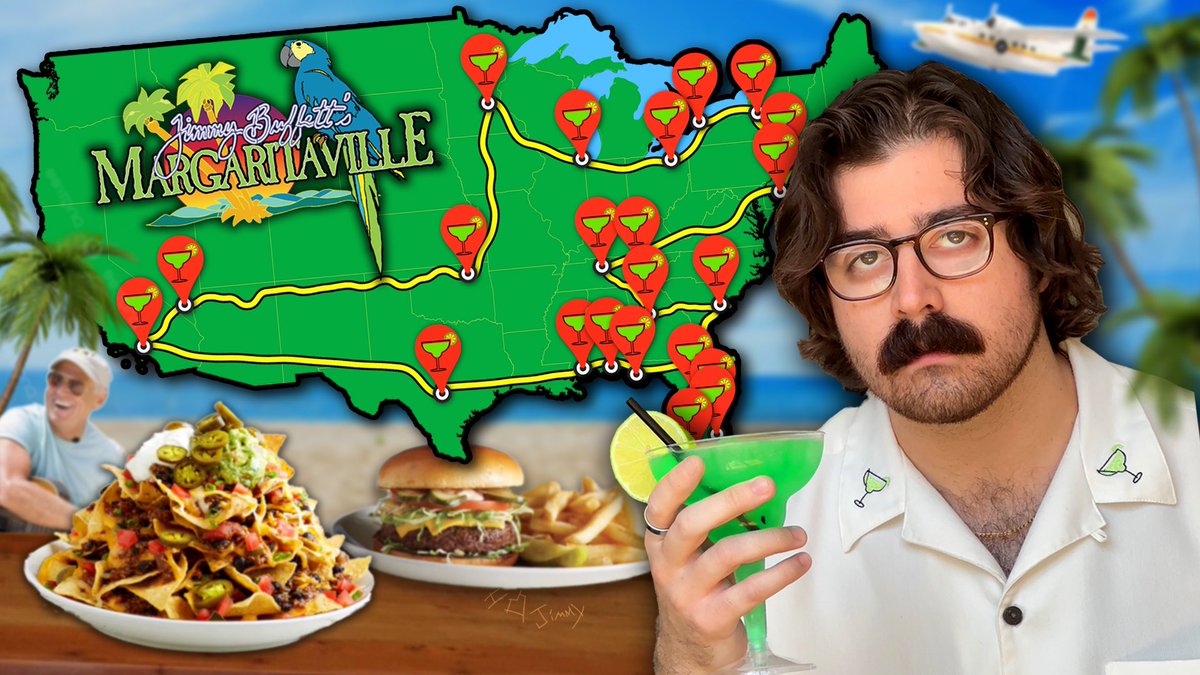 This summer, I spent an entire month of my life going to every Jimmy Buffet’s Margaritaville in the country. This video has consumed my life since May: youtu.be/Bsb9T1g5nlE

I’ll see you in Margaritaville. 🌴