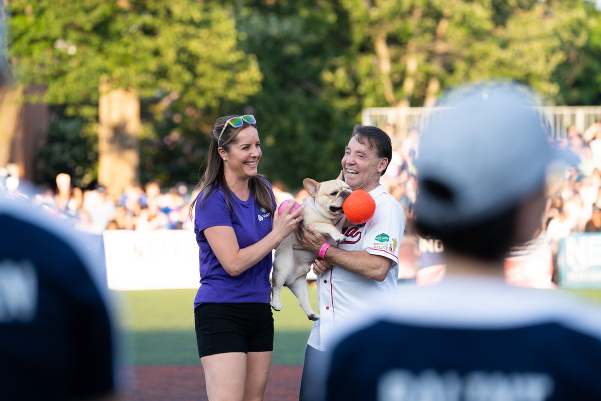 At the U.S. @CWSoftballGame in support of the @YSCBuzz, Leah, a 6-year cancer survivor and Viatris employee, was able to throw the game's first pitch. Viatris is proud to be the lead sponsor of the game & will continue to support cancer patients throughout their disease journey.