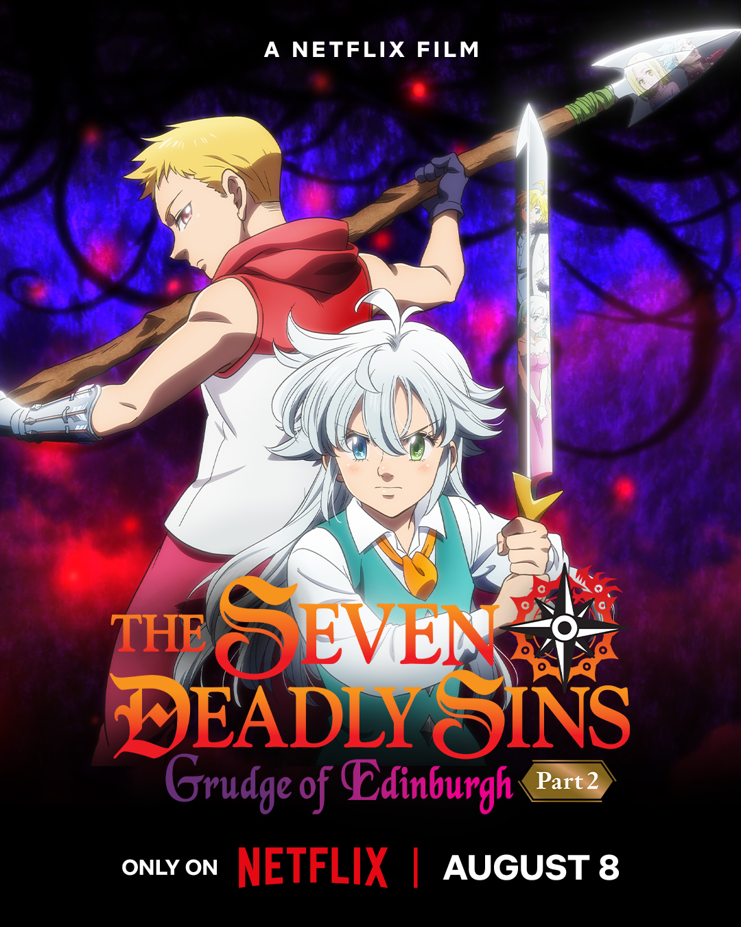 Netflix  The Seven Deadly Sins (Nanatsu no Taizai) no catálogo e