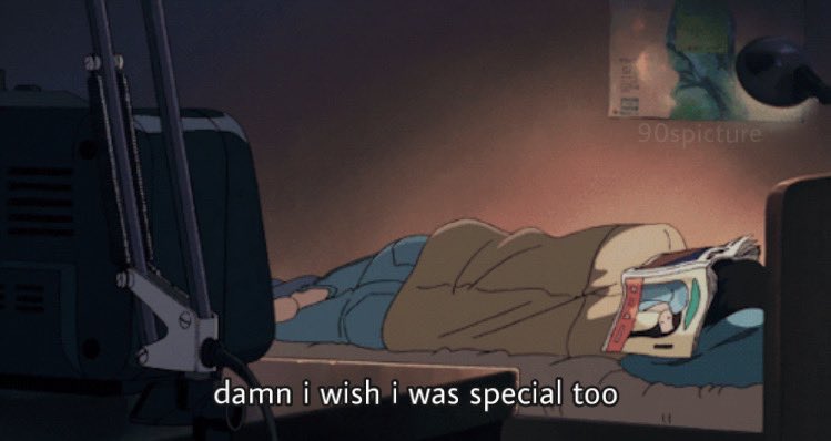 Damn. I wish I was special too. “ให้ตาย ฉันก็อยากพิเศษสำหรับใครเขาบ้าง”