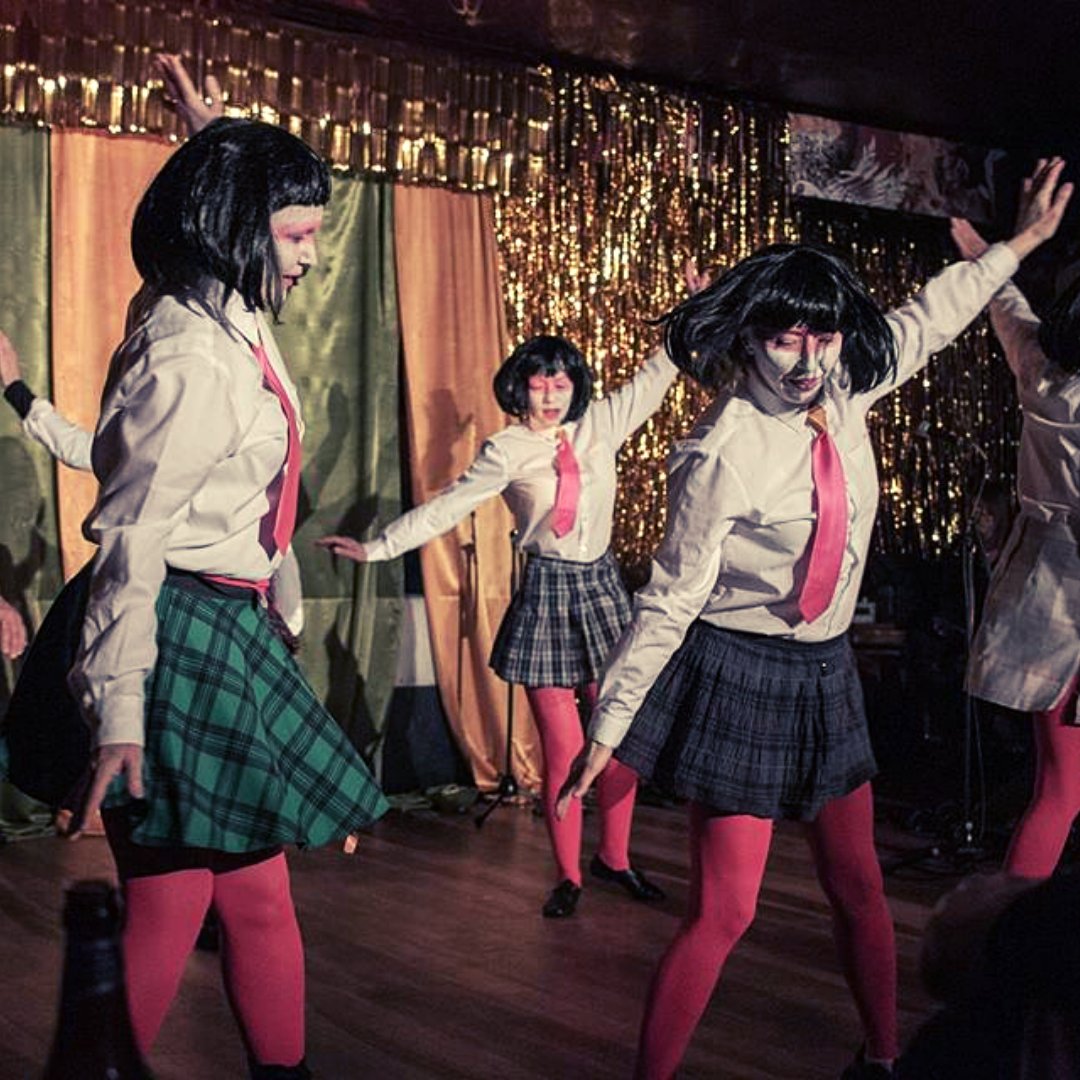 ScreamingAlley's tweet photo. #TBT They Don’t Care. Led by the amazing Maggi Swallow, TDC brought the sparkle to many of Screaming Alley’s flagship shows. Get into the action yourself by learning, rehearsing and performing a new routine for Screaming Alley’s bandstand show on August 26th.

📷: imagedrum https://t.co/MJen8e6X7X
