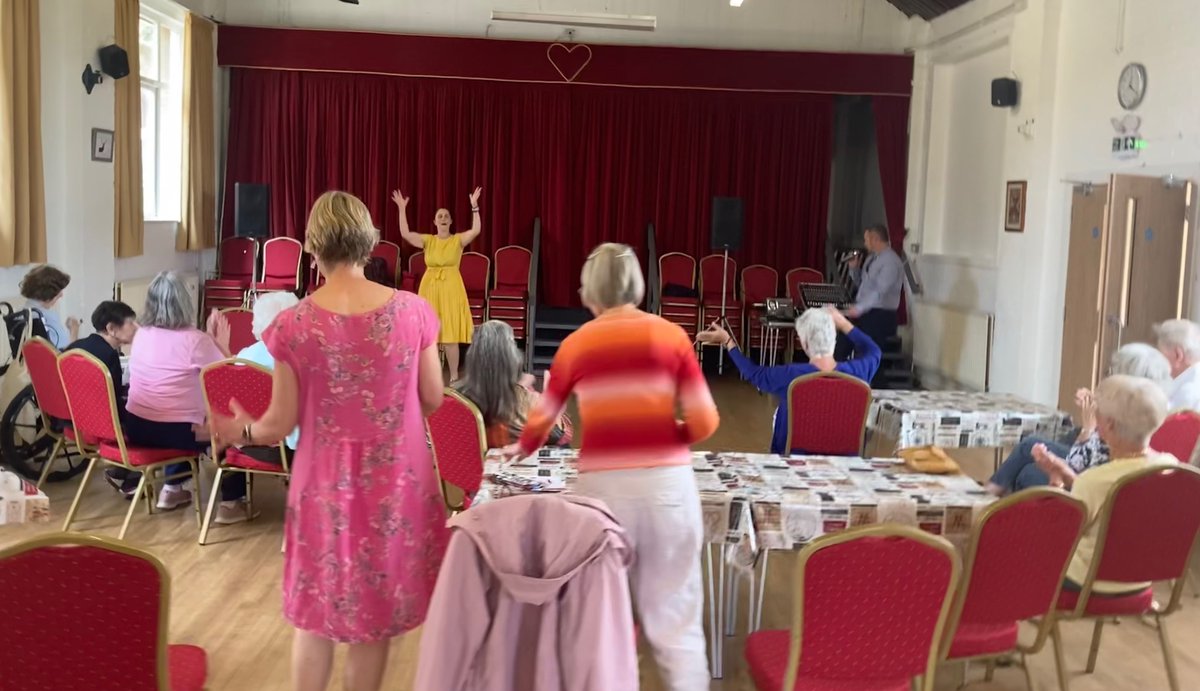 WiltsAreaBoard's tweet photo. What a wonderful first #CelebratingAgeWiltshire event for older residents in #Redlynch this afternoon - lots of singing, dancing, chatting and meeting new friends πΆ https://t.co/VzhTiI8wnI