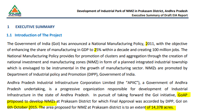 eclector1419857's tweet image. @JaiTDP/@ncbn  Govt.

#NIMZ #Prakasam #AndhraPradesh 
#Infrastructure #Industrial #Corridor

India&apos;s first
proposed, 2011 

2015
➼Land identified approx. 14230 acres
➼Final Approval by #GOI 

2016
➼SPV set up
-
Next Govt.  (2020)
Centre &quot;preparing&quot; DPR