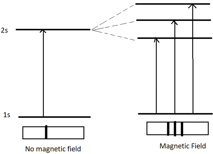 cosmoscombine's tweet photo. The Zeeman Effect
It is the splitting of a spectral line into several components when light is emitted in a magnetic field
It reveals the energy levels and angular momenta of atoms and nuclei.
Discovered by Pieter Zeeman in 1896,earned him a Nobel prize. π
#ZeemanEffect #Physics https://t.co/jba9fulcN9