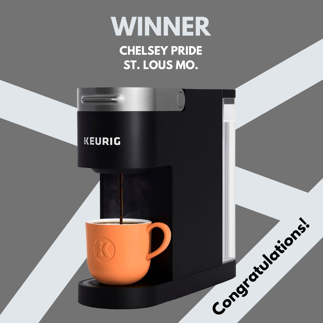ComfortSIP's tweet photo. Congratulations to @OChelsey  from St. Louis MO for winning the ComfortSIP competition. Chelsey won a Keurig K-Slim sponsored by ComfortSIP. Stay tuned for more competitions sponsored by ComfortSIP: Temperature Regulating Travel Mug! https://t.co/OEEXsSBH3X