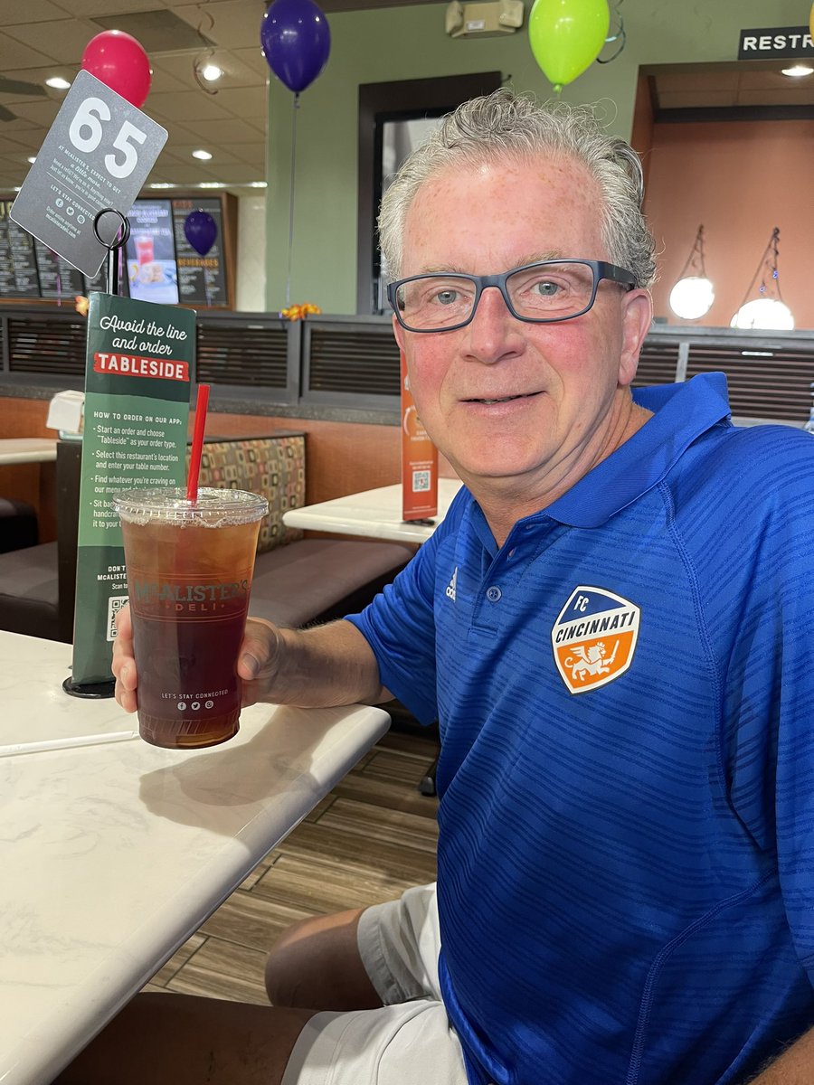 John_ECPSports's tweet photo. Happy to advertise! @McAlistersDeli #FREETEADAY https://t.co/7c5Gul0U7H