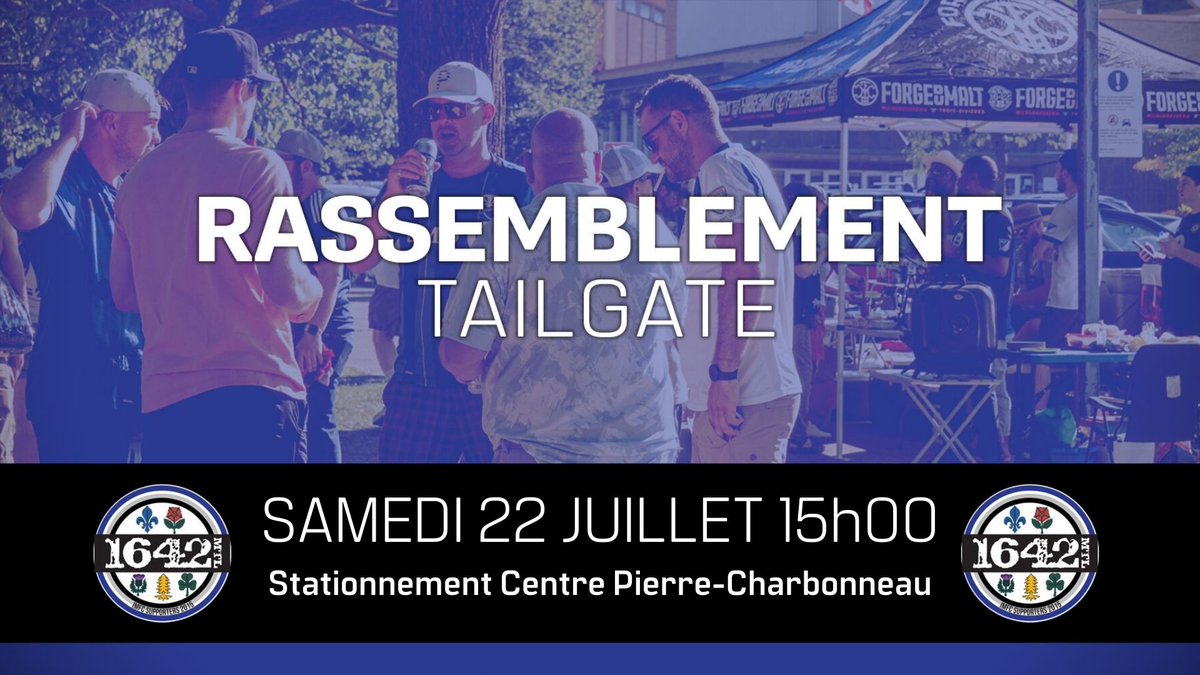 Premier match de Leagues Cup samedi!🔥 On vous attend avant le match au tailgate! 🍻🌭🌮!

#1642MTL #IMFC #CFMTL <a href="/laforgedumalt/">La Forge du Malt</a>