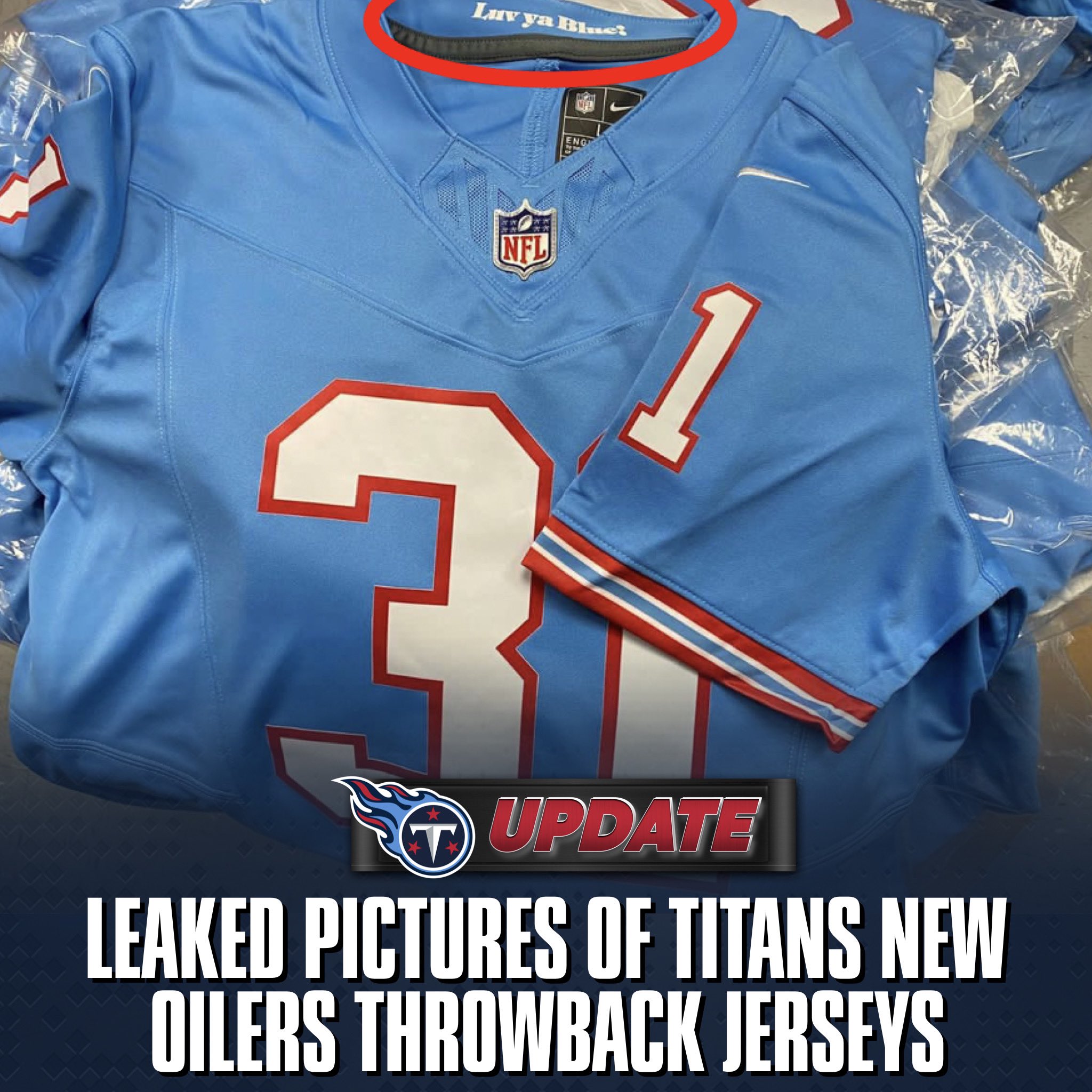 Titans: Houston Oilers throwback jerseys have leaked; see photos