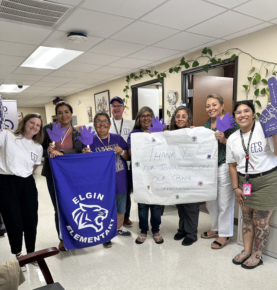 THANK YOU to our EISD child nutrition department for joining EE on our RACE to greatness 💟 <a href="/ELGINISD_EE/">Elgin Elementary School</a>