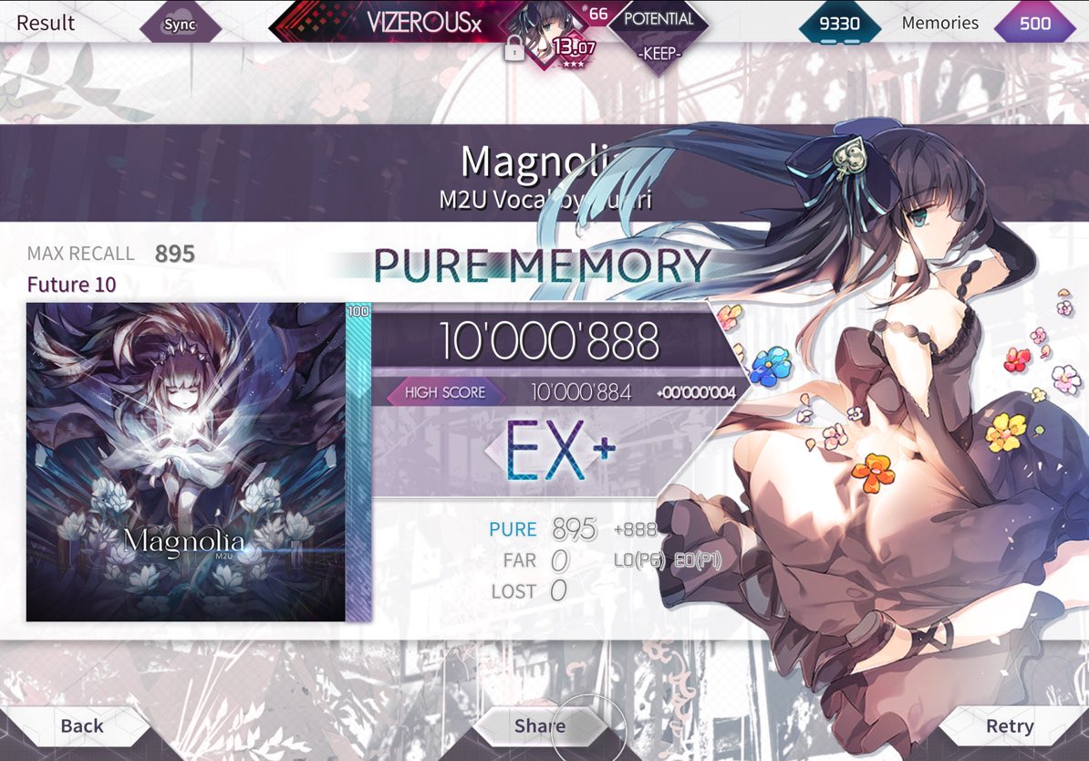 VIZEROUSx's tweet photo. Magnolia Future SDP
#arcaea https://t.co/uXhuZrAuCq