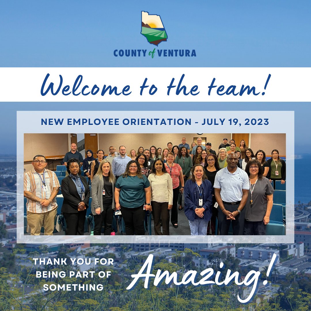 County Of Ventura HR on Twitter "🎉We another group of 55 new