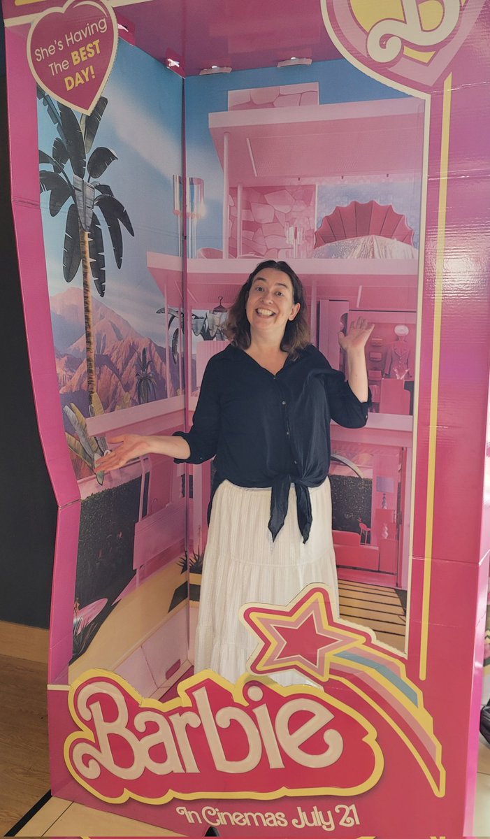 Went to the cinema today to watch Mission Impossible, and ended up in the Barbie box! 😁