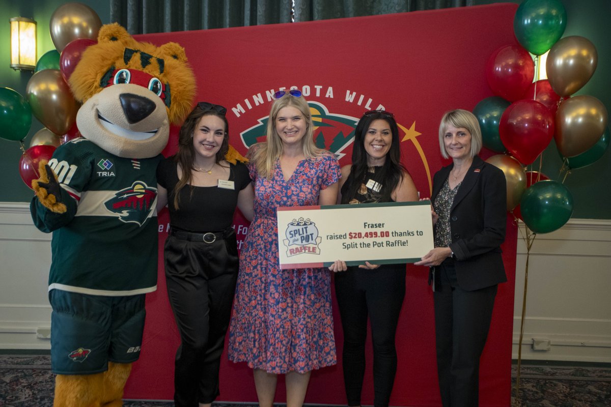WildGivesBack's tweet photo. 💰 Split the Pot Raffle 💰

With the 2022-23 Split the Pot Raffle, our donors raised: 
⭐️ $25,594 for @AutismMN 
⭐️ $20,499 for @FraserMinnesota 
⭐️ $19,236 for @WashburnCenter 

#MNWildFoundation https://t.co/e9luIAkvbe