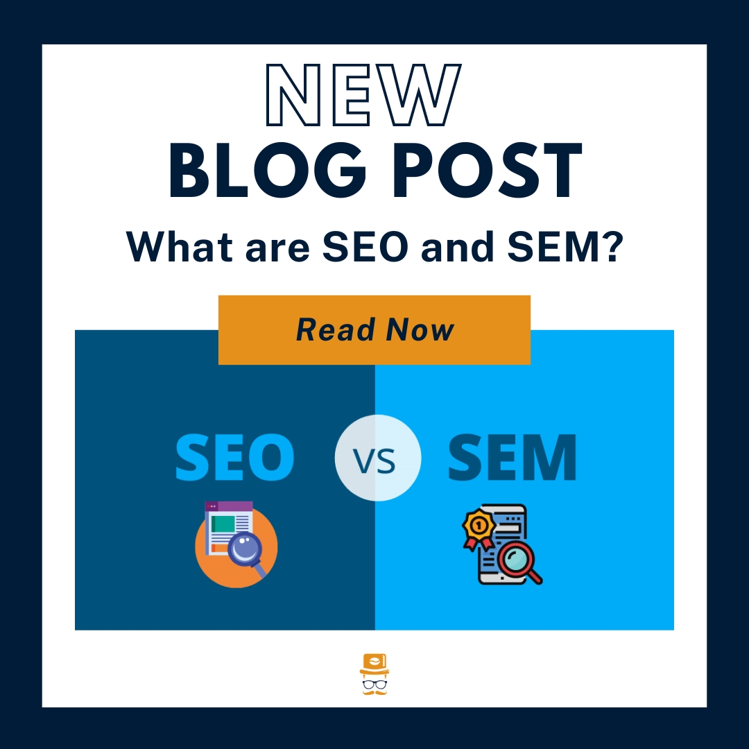 Ever wondered what the difference is between SEO and SEM? 🤔

Read our blog! Quick 3-minute read. 

bit.ly/whatareSEOandS…  

#blog #sem #seo #blogpost #digitaladvertising #advertising #advertisingwithakick #getyourkick #ottawa #gatineau #communitybuilders #digitalmarketing