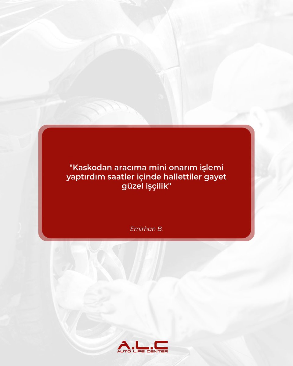 AlcServis's tweet photo. Esnafın kurumsal hali ilkemizle işinde uzman ekibimiz, titiz işçilik ve kaliteli hizmet sağlamaya özen göstererek memnuniyetiniz için çalışıyor.

#mekanikbakımonarım #minionarım #mobilonarım #doluhasaronarım #bakımonarım #hasaronarım #boyasızonarım #jantonarım #alcservis https://t.co/EH3krUByze
