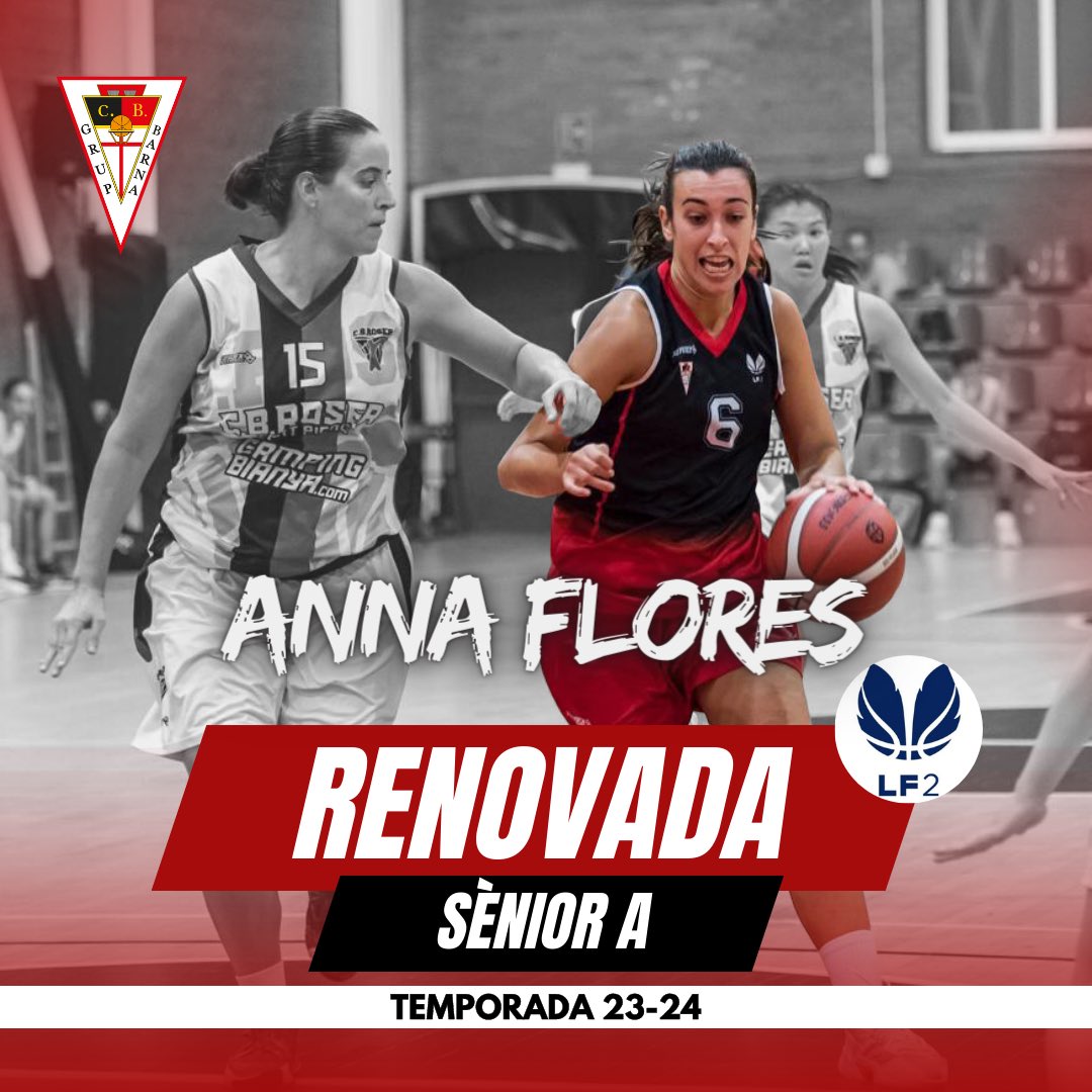 🚨 Mercado #LF2: Laura Tierno (<a href="/LauraTierno10/">Laura Tierno</a>), Ariadna García, Emma Pey (<a href="/emmapeyy/">Emma Pey Ruiz</a>) y Anna Flores (@anna_flores_6), primeras renovaciones del <a href="/CBGRUPBARNA/">C.B. GRUP BARNA</a> 

▶️ El club asienta así las bases del que será su nuevo proyecto

📝 Más información ⬇️
feb.es/2023/7/20/balo…