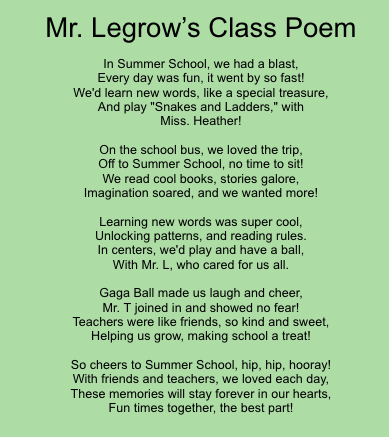 rdsbcodesummer1's tweet photo. Creative minds were busy working on their summer learning poetry. @OntarioSLP https://t.co/NMSbYLksi8