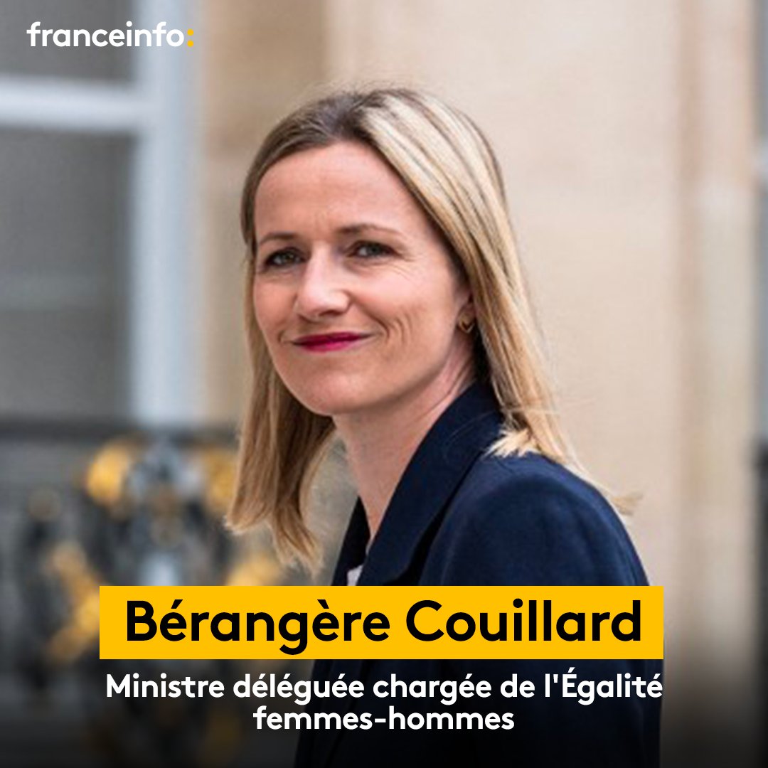 franceinfo's tweet photo. ♻️ #remaniement 

Bérangère Couillard va devenir ministre déléguée chargée de l’Égalité femmes-hommes. 

Elle était jusqu'alors secrétaire d'État chargée de l'Écologie, et remplace Isabelle Rome. https://t.co/Sgr7PuNC9M