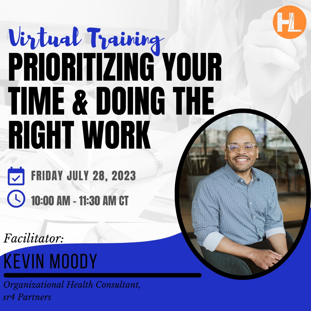 sr4Partners's tweet image. 📅 Join our session on "Prioritizing Your Time and Doing the Right Work" with facilitator Kevin Moody! Unleash the power of strategic planning, cognitive abilities, and boost productivity. Don't miss this opportunity to level up your leadership skills!💡
