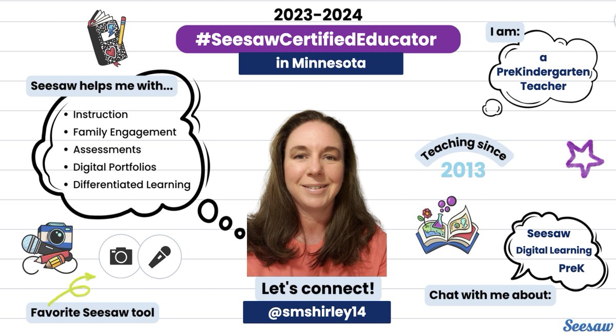 #SeesawCertifiedEducator My annual recertification is complete!

<a href="/Seesaw/">Seesaw</a> #Connect2023 and New features coming in August, Can!-Not!-Wait!!!  

I am excited to share everything Seesaw with anyone who wants to listen!