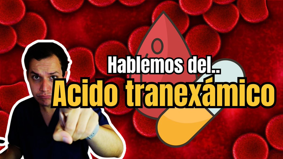 Ácido tranexámico: ¿Qué es y como funciona?

Abro hilo 🧵