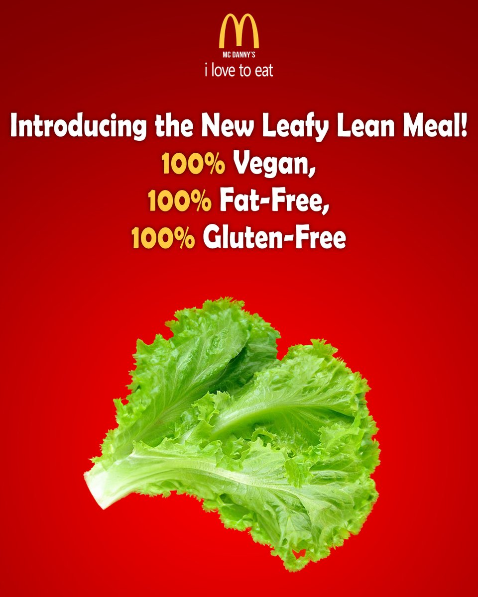 regulars_'s tweet photo. No-Guilt Party, Anyone?
Celebrate with McDanny's™ Leafy Lean Meal, the flavorless fiesta you won't forget.
https://t.co/4NZJIXOL1N
#RegularsNFT #RegularAds https://t.co/9nV0UB5ueF