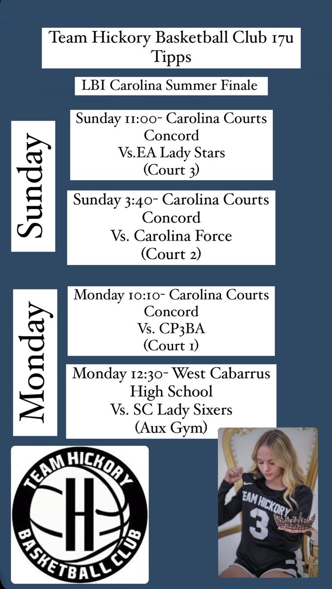 Karlee Starnes (@starneskarlee) on Twitter photo Hey Coaches, I would love for you to come see me showcase my talent at the Summer Finale.
I play for Team Hickory 17u Tipps and I’m #3 <a href="/TeamHickory/">Team Hickory</a> <a href="/CoachTJTipps/">T.J. Tipps</a> Hey Coaches, I would love for you to come see me showcase my talent at the Summer Finale.
I play for Team Hickory 17u Tipps and I’m #3 <a href="/TeamHickory/">Team Hickory</a> <a href="/CoachTJTipps/">T.J. Tipps</a>