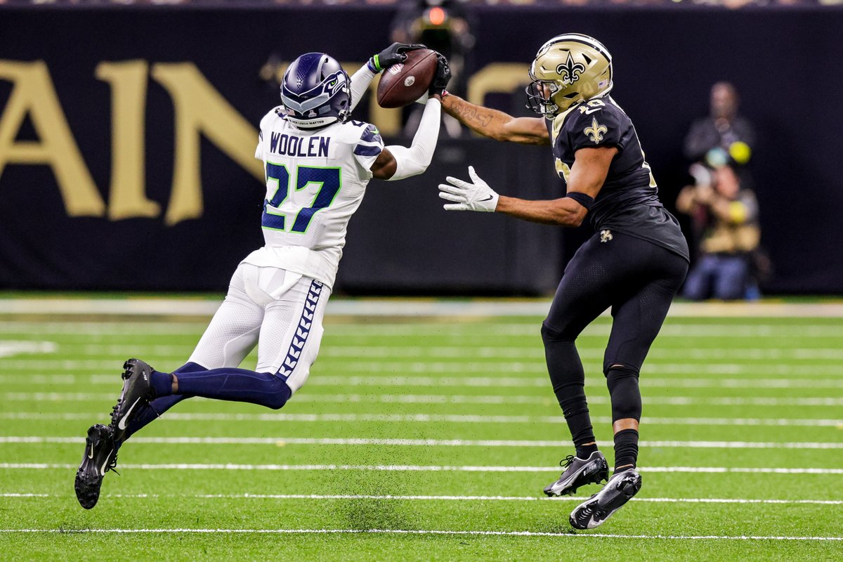 NFL_DovKleiman's tweet photo. Fastest CBs in 𝗠𝗮𝗱𝗱𝗲𝗻 𝟮𝟰 (range 98-94)

#Seahawks Tariq Woolen - 98
#Bengals DJ Turner - 97
#Raiders Jakorian Bennett - 96
#Jets Javelin Guidry - 96
#Vikings Kalon Barnes - 96
#Packers Eric Stokes - 95
#Patriots Ameer Speed - 95
#Patriots Isaiah Bolden -95
#Titans Caleb Farley - 95
#Panthers Donte Jackson - 95
#Eagles Kelee Ringo - 94
#Saints Alontae Taylor - 94
#Jaguars Chris Claybrooks - 94
#Browns Denzel Ward - 94
#Giants Deonte Banks - 94
#Commanders Emmanuel Forbes - 94
#Bears Josh Blackwell - 94
#Dolphins Keion Crossen - 94
#Cowboys Kelvin Joseph - 94
#Chiefs L'Jarius Sneed - 94
Free-Agent Isaiah Rodgers - 94