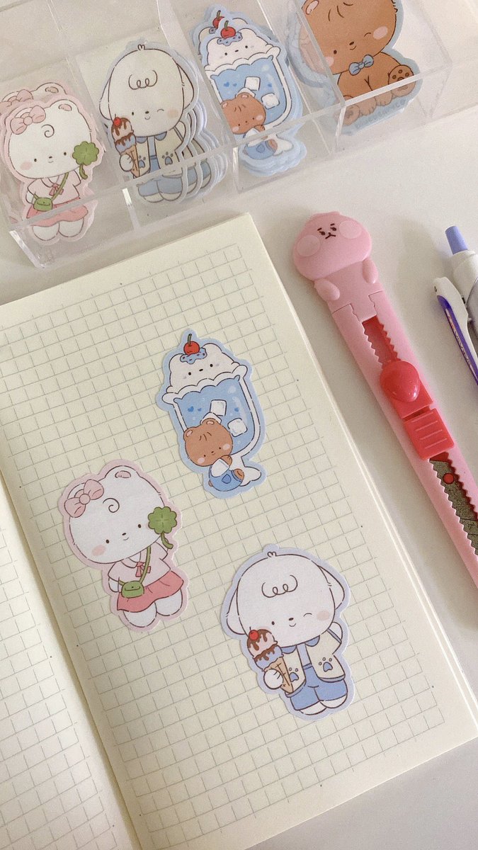 bluebearyco's tweet photo. here’s a preview of some of the items coming to my etsy this weekend 💞 https://t.co/5nwU5MJqIy