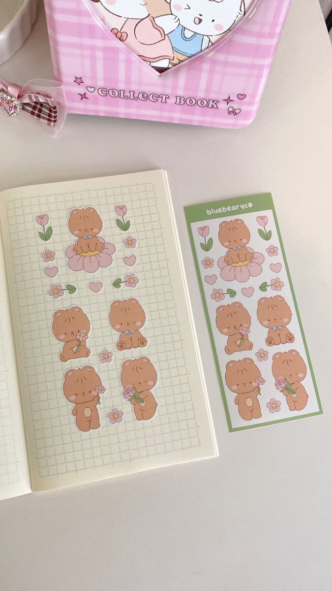 bluebearyco's tweet photo. here’s a preview of some of the items coming to my etsy this weekend 💞 https://t.co/5nwU5MJqIy