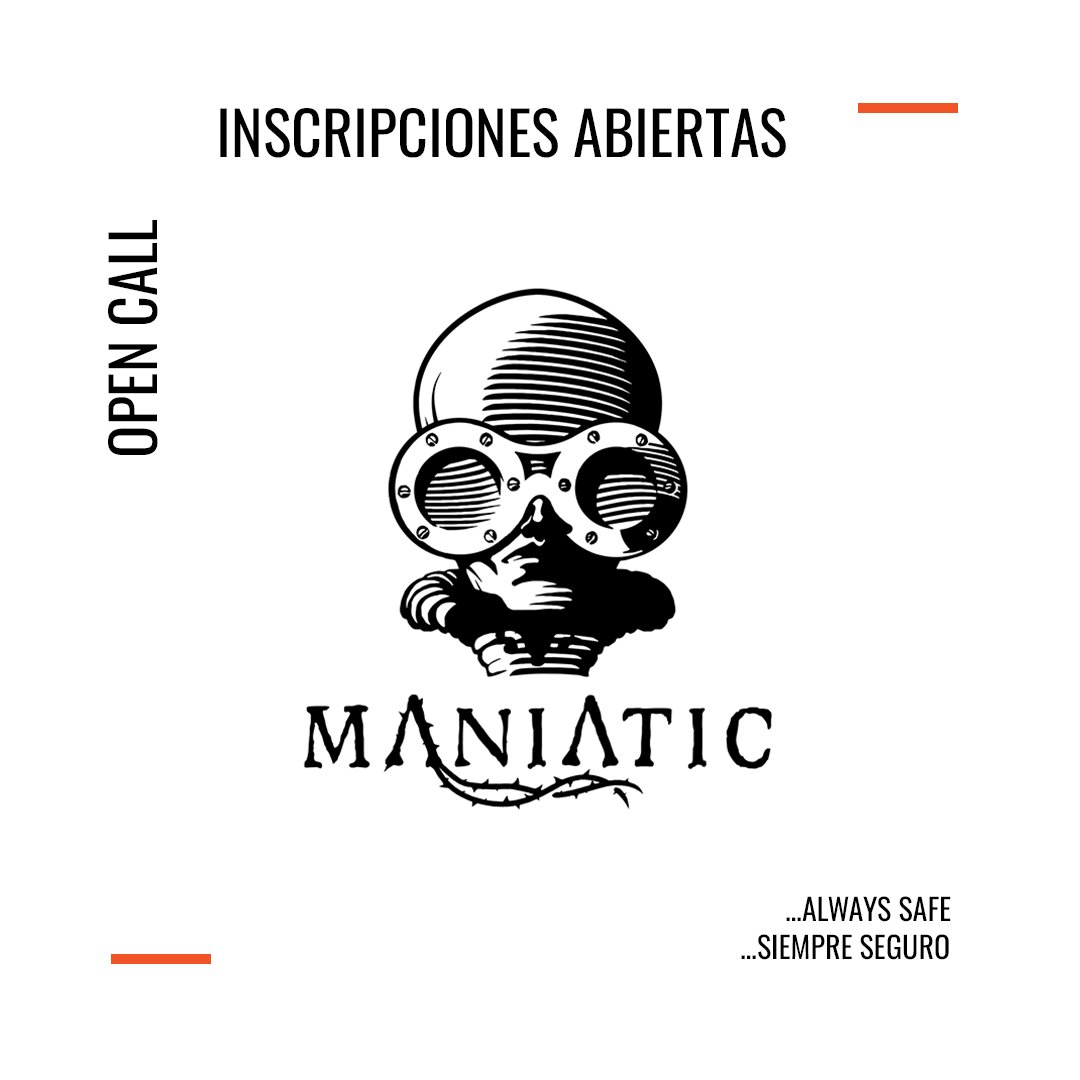7º Maniatic, Festival Internacional De Cine Fantástico De Manises

@maniaticfilmfestival <a href="/ManiaticFest/">ManiaticFilmFestival</a>

📩 festhome.com/festival/mania…

#callforentries #opencall #filmfestival #film #festival #corto #shortfilm #submissions #inscripciones
#festivaldecine #deadline #cinema