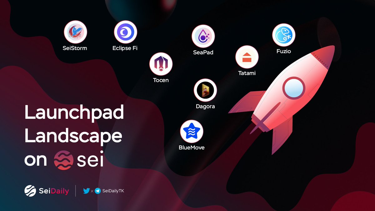InkDailyTK's tweet photo. 🚀 Launchpad Landscape on Sei

New tokens &amp; NFTs on @seinetwork are coming from all of these amazing projects. 🤝

Let's have a look at all launchpads on Sei. 👇

#SeiNetwork #SEI #Airdrops https://t.co/5B0RvqDtcA