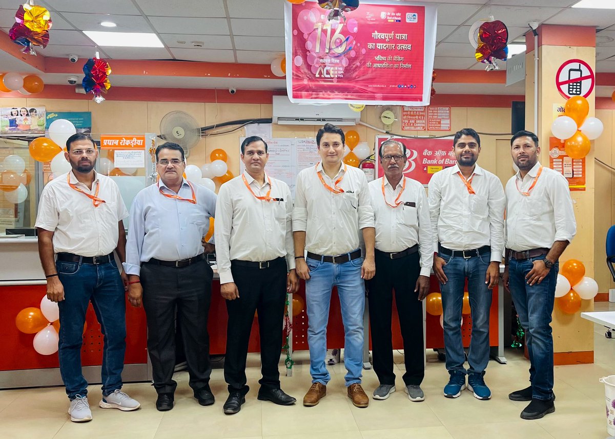 dalipdhaka's tweet photo. Happy Foundation day @bankofbaroda
Celebrating #116YearsofACE https://t.co/N2D9O6o1Km