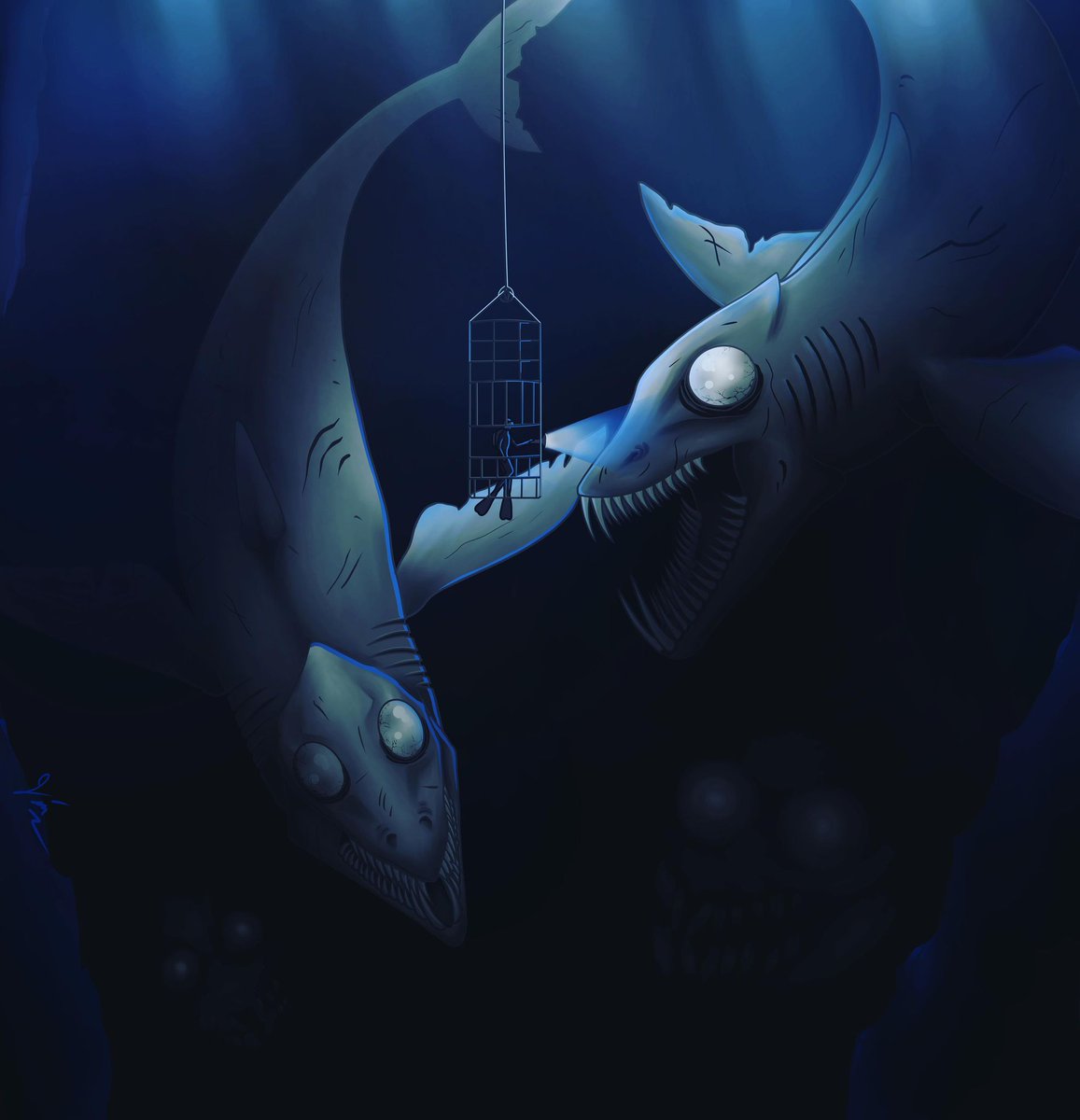 nex_jin's tweet photo. @hortensayan Thank you so much for this thread! I'm just a little fella on this platform looking for community and attention, lol. Enjoy my monsters! https://t.co/igPUToZXnx