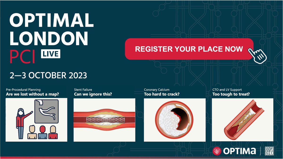 OPCILive's tweet photo. OPCI is proud to partner with @OptimaCTO to explore the most important topics facing interventional cardiologists at #OptimalPCILondon! Register to join global and regional faculty for high-quality lectures, live cases, debates and interactive workshops. https://t.co/D5GAFux16q https://t.co/G1rVe1tJYb