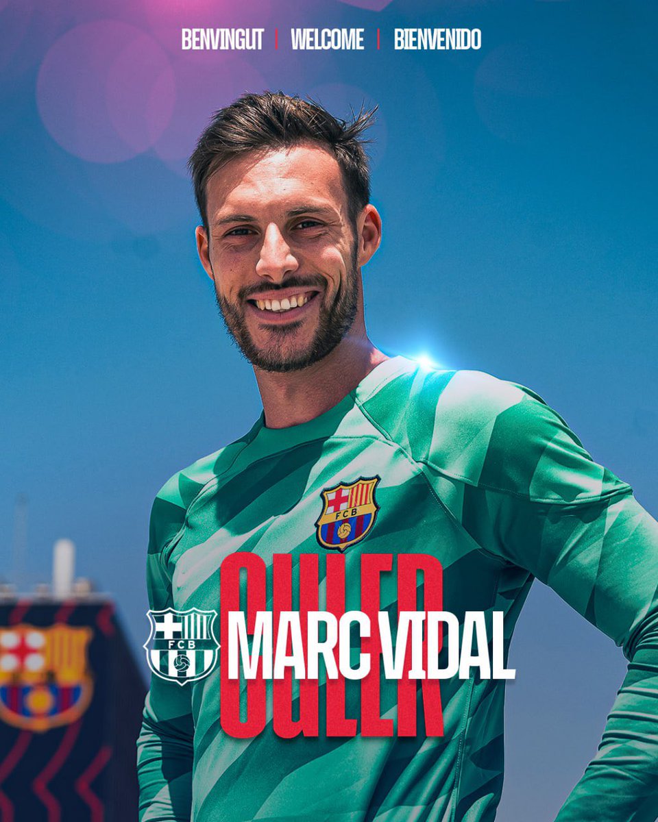 ❗️ 𝐔́𝐋𝐓𝐈𝐌𝐀 𝐇𝐎𝐑𝐀 ✅ Marc Vidal, nou jugador del Barça Atlètic 😍 Benvingut! 🔗 Més detalls 👉 fcbarcelona.cat/ca/futbol/barc… 👈 #ForçaBarça 💙❤️
