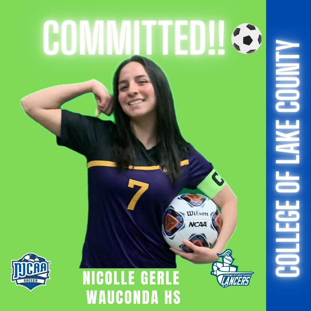 SIGNED!! From @WaucondaGSoccer and Hawthorne Woods Elite SC. We are happy to have midfielder @NicolleGerle join the Lancer family!! Nico was a captain and named All-Conference, All-Sectional Sportsmanship, and All-Area Honorable Mention in 2023. @CLCLancers @CLCIllinois @NJCAA