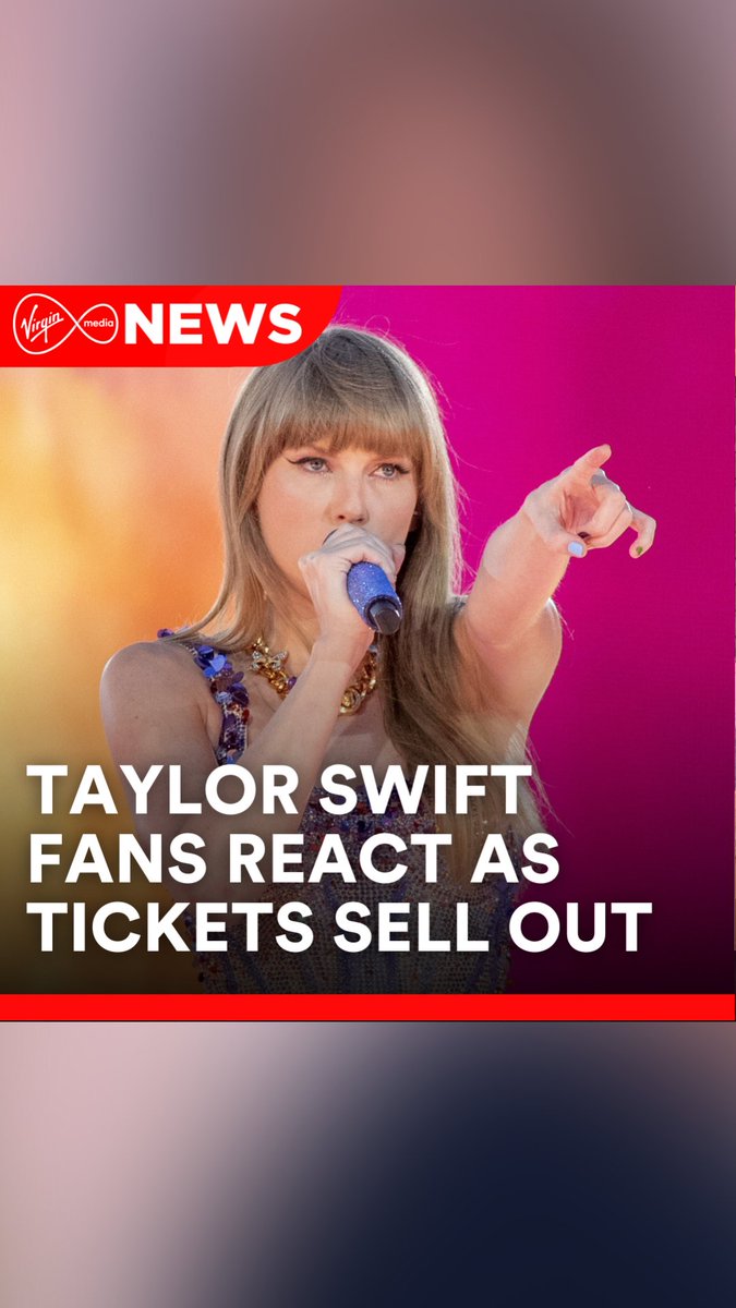 It was a stressful day for music fans, as tickets for Taylor Swift's 2024 Irish tour sold out in around 30 minutes this morning. 

The US superstar is playing three dates in #Dublin next Summer.

#VMNews | #TaylorSwiftErasTour | #TaylorSwift https://t.co/NHMzJame42