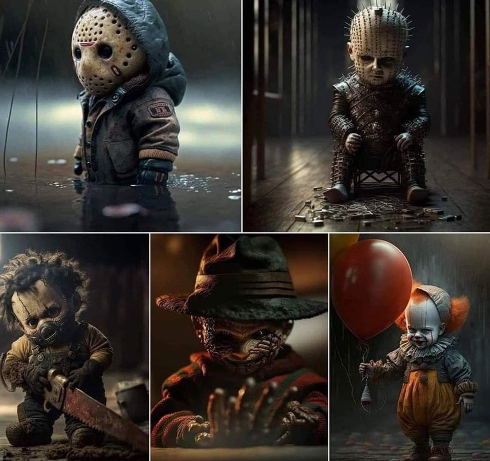 AshySlasheeDB's tweet photo. Simply horror dolls.
#Horrorfam https://t.co/Z8LDYXiFUF