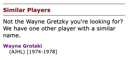 oldhockeycards's tweet photo. I laughed way too hard at this.. not the 'Great One',  what do you think this guy's nickname should be..? https://t.co/LIFeugllwk