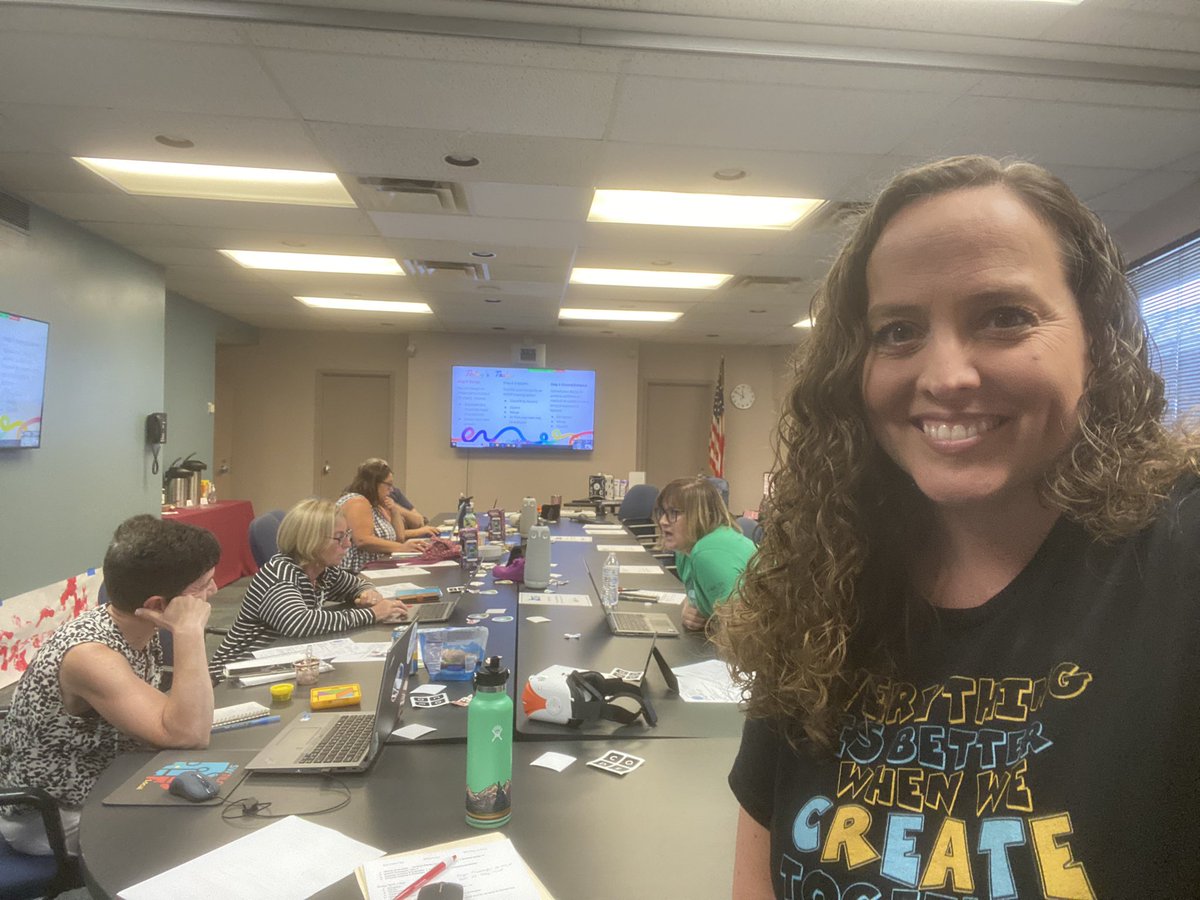 @educopilot Wore “Everything is better when we create together” to my Footprints workshop today! This afternoon we are going to create #DigitalFootprints using #3Ddesign4Littles & #ARVR4Littles! #ARVRinEdu #3D4Littles